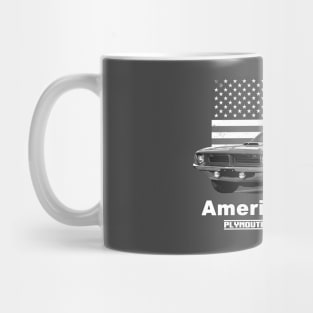 Plymouth Barracuda American Muscle Car 60s 70s Old is Gold Mug